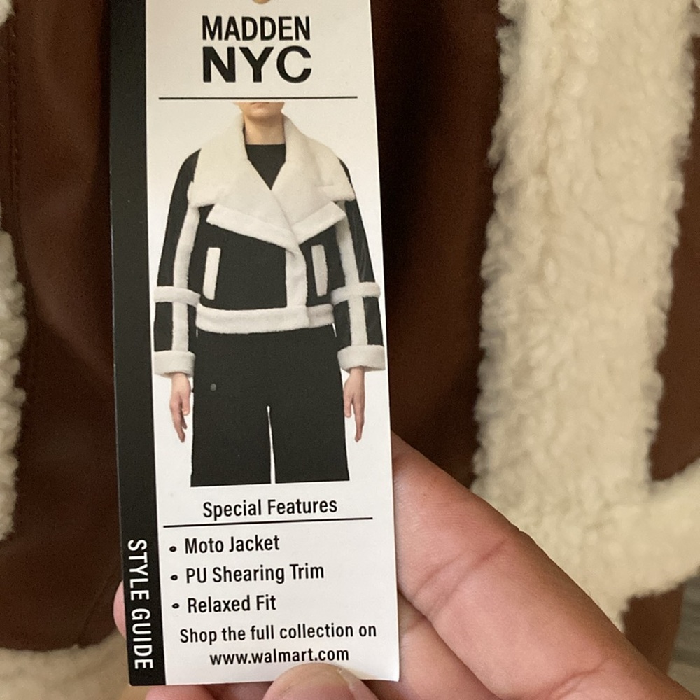BRAND NEW WOMANS MOTO JACKET SIZE XS! NWT! SMOKE FREE HOME! - Picture 5 of 7